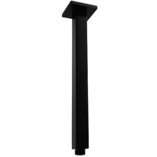 300mm Matte Black Shower Arm