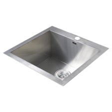 Jaco 530mm Single Stainless Steel Kitchen Sink