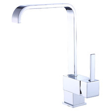 Polished Chrome Gooseneck Basin Mixer Tap