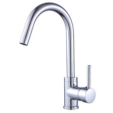 Chrome Round Kitchen Sink Mixer