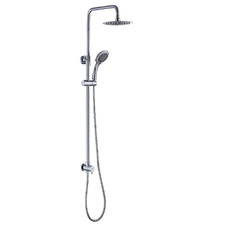 Chrome High Pressure Twin Shower