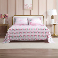 Cherry Stripe Sheet Set