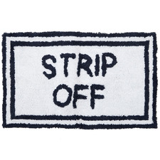 Strip Off Cotton Bathroom Mat