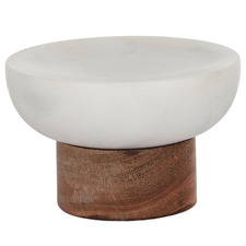 Aurelia Acacia Wood Footed Soap Dish