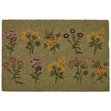 Wildflowers Coir Doormat