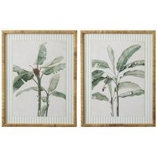 2 Piece Grenada Framed Printed Wall Art Set