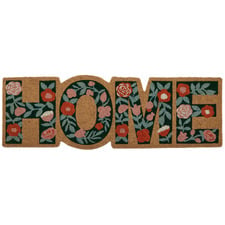 Floral Home Coir Doormat