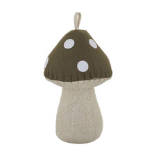 Voss Olive Toadstool Weighted Door Stop
