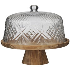Caelan 30cm Cake Stand with Dome