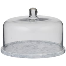 Milo Marble & Glass Cake Dome