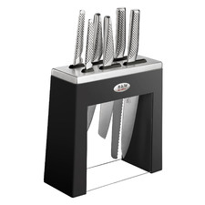 8 Piece Stainless Steel Knife Block Set