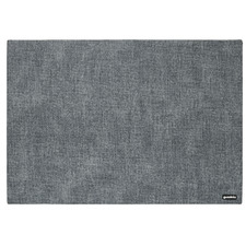 Sea Blue Reversible Tiffany Faux Leather Placemat (Set of 6)