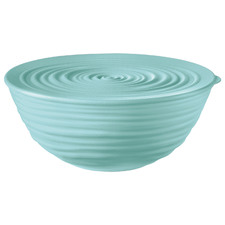 Sage Green Guzzini Earth Serving Bowl with Lid