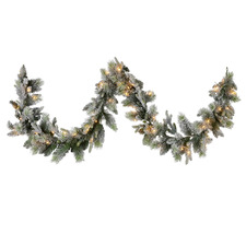 Haven LED Snowy Christmas Garland