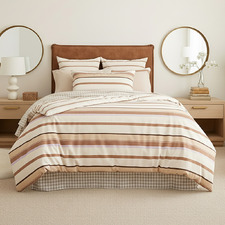 William Reversible Cotton Quilt Cover Set