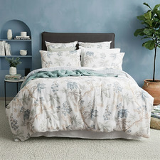 Floral Reversible Cotton Quilt Cover Set