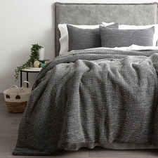 Grey Boronia Stonewashed Cotton Comforter Set