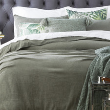 Fern Solana Cotton Quilt Cover Set