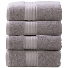 Brentwood 650GSM Cotton Bath Towels (Set of 4)