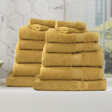 14 Piece Marisse Bamboo & Cotton Bathroom Towel Set