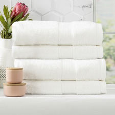 Marisse Bamboo & Cotton Bathroom Towels (Set of 4)