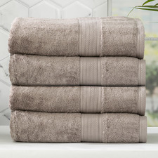 Marisse Bamboo & Cotton Bathroom Towels (Set of 4)