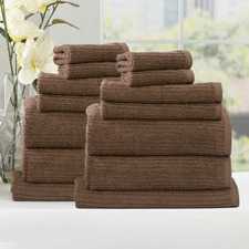 14 Piece Ridgestone Cotton Bathroom Towel Set
