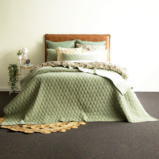 Juniper Diamante Cotton Coverlet Set