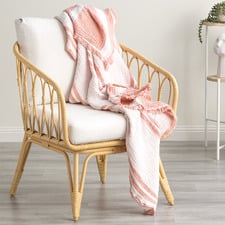 Ray Striped Cotton Throw