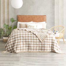 Gingham Cotton Blanket
