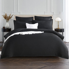 Chevron Cotton-Blend Quilt Cover Set