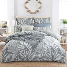 Raven Cotton-Blend Quilt Cover Set