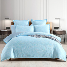 Oscillate Cotton-Blend Quilt Cover Set