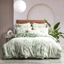 Sage Bellinge 1800TC Cotton-Blend Quilt Cover Set