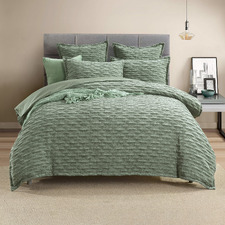 Cetenta Cotton-Blend Quilt Cover Set