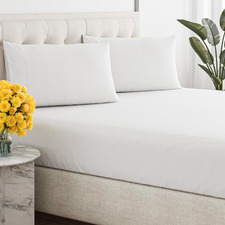 Cherie Cotton Percale Fitted Sheet Set