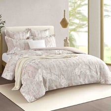 Natural Liana Cotton-Blend Quilt Cover Set