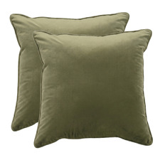 Mireille Square Velvet Cushions (Set of 2)