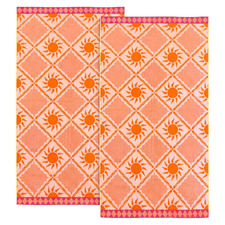 Sunshine Cotton Beach Towels (Set of 2)