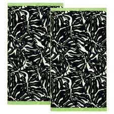 Monsteria Cotton Beach Towels (Set of 2)