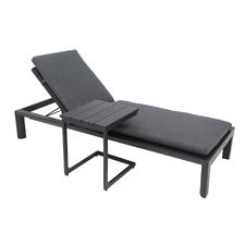 2 Piece Dallas Outdoor Sun Lounger & Side Table Set
