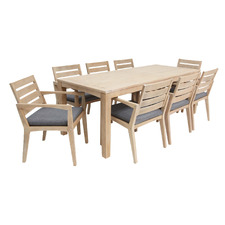 8 Seater Alyssa Outdoor Dining Table & Chair Set