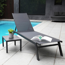 2 Piece Eaglemont Sun Lounge & Table Set