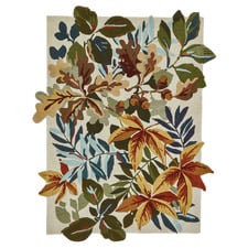 Russet Brown Robin's Wood Hand-Tufted Rug