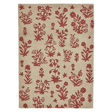 Russet Brown Woodland Glade Hand-Tufted Rug