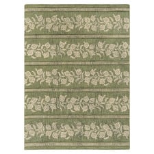 Forest Green Anaar Hand-Tufted Pure New Wool Rug