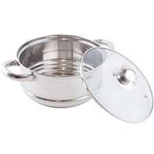 Universal 2.5L Stainless Steel Steamer with Lid