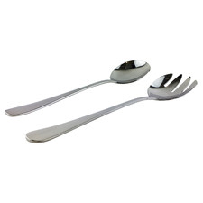 2 Piece Nova Star Stainless Steel Salad Server Set
