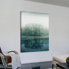 Apple Lake Art Print on Canvas