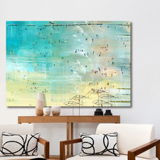 Specks in the Water Canvas Wall Art
